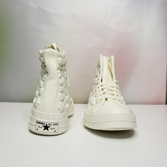 Converse  Women's Chuck 70 3D Charms Size 9 Egret #A06434C NWT - Picture 4 of 7